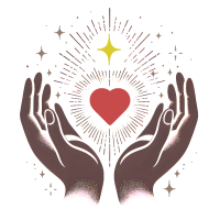 Heartfelt Services Healing Hands Logo